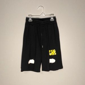 Off-White Spray Paint Shorts